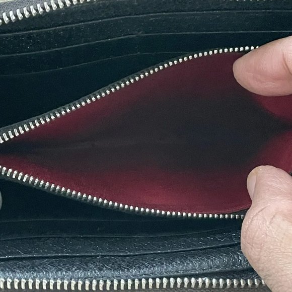 Bvlgari Women Clutch Wallet Wristlet Cardholder Purse Made Italy Read Desc - Picture 9 of 12